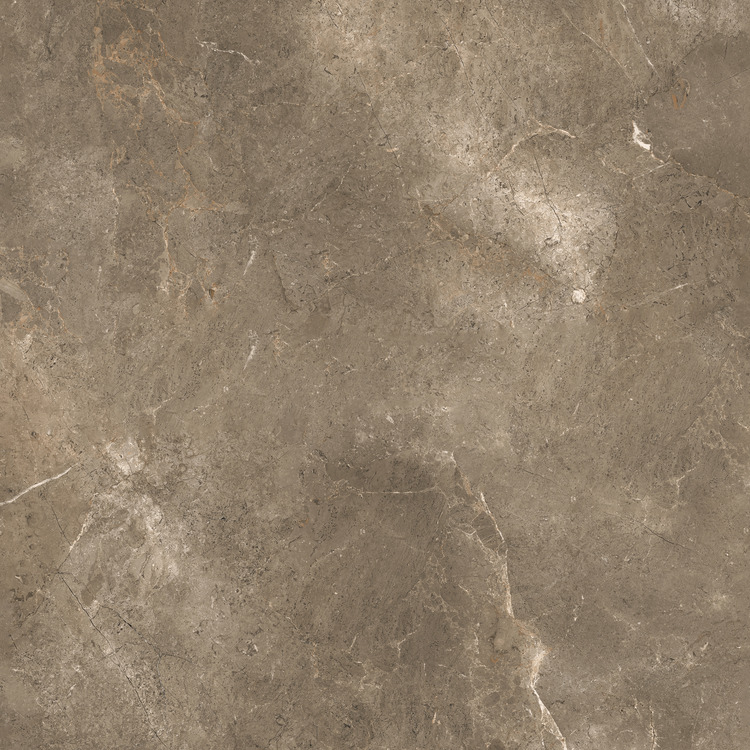 : High-quality brown-grey tile with subtle marbling.