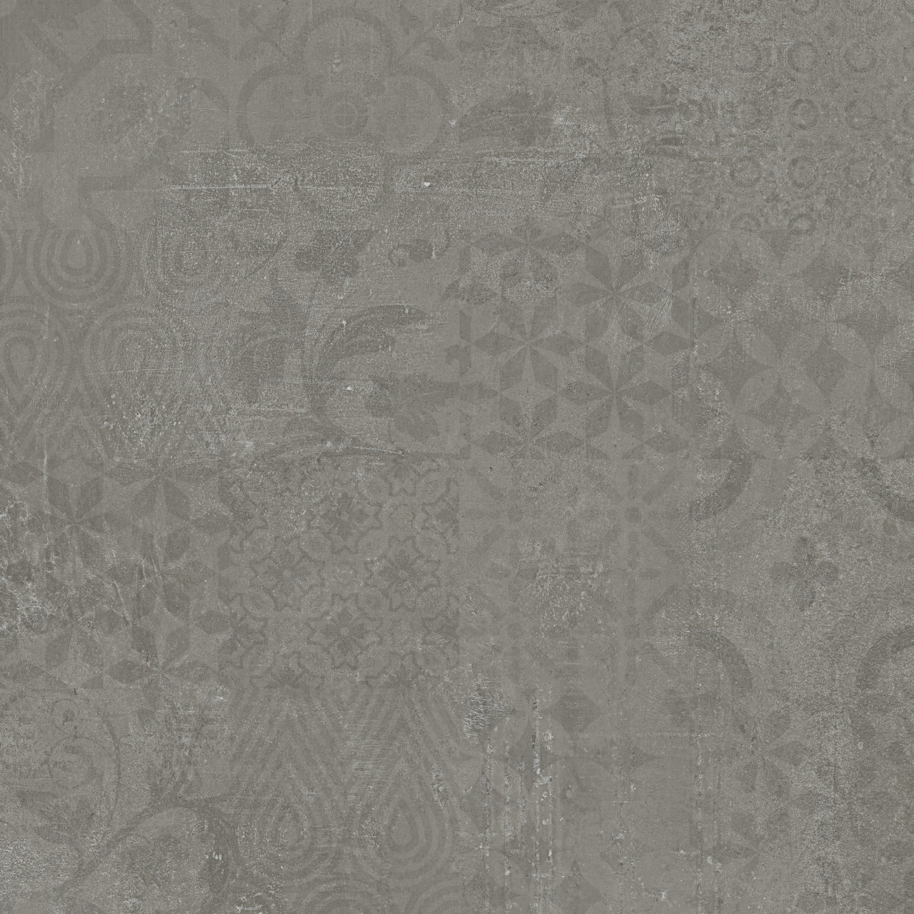 : Anthracite tile with subtle, patterned designs.
