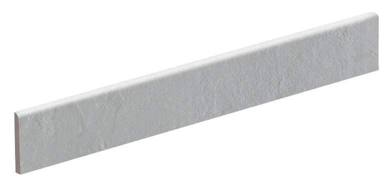 Premium grey textured skirting tile.