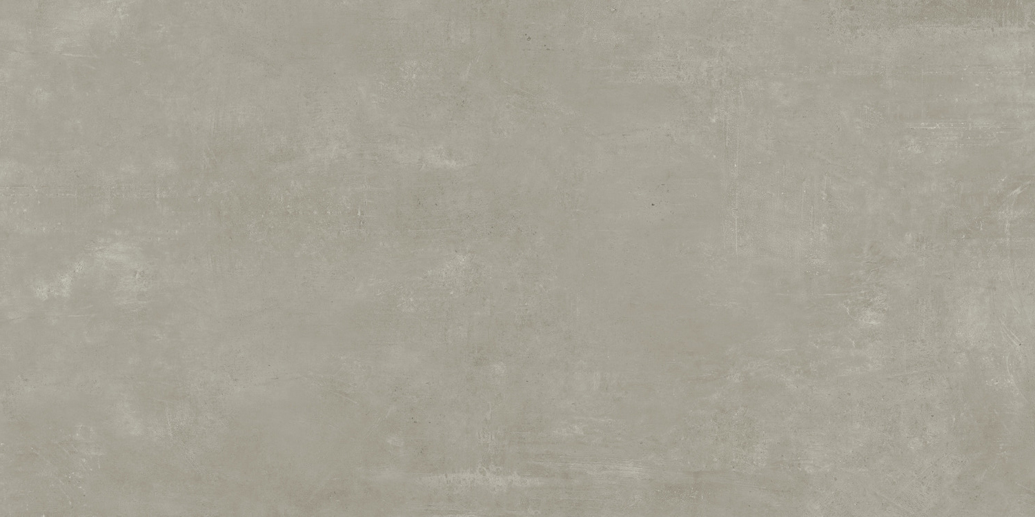 : Greige porcelain stoneware tile with a matte, subtle texture.