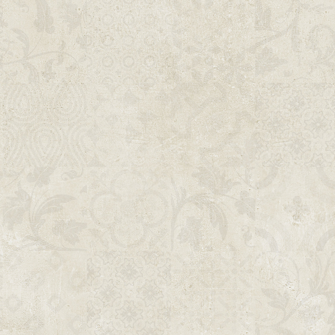 : Light tile with diverse, subtle relief patterns.