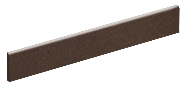 Dark brown skirting for premium Porcelaingres & Schöner Wohnen tiles.