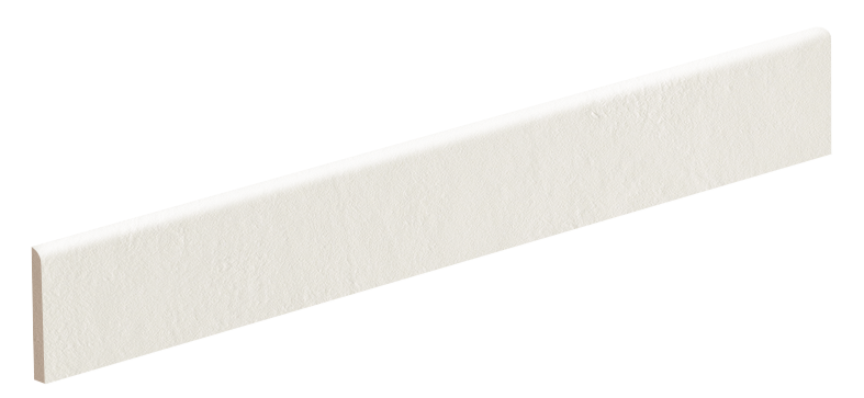 Cream porcelain stoneware skirting tile.