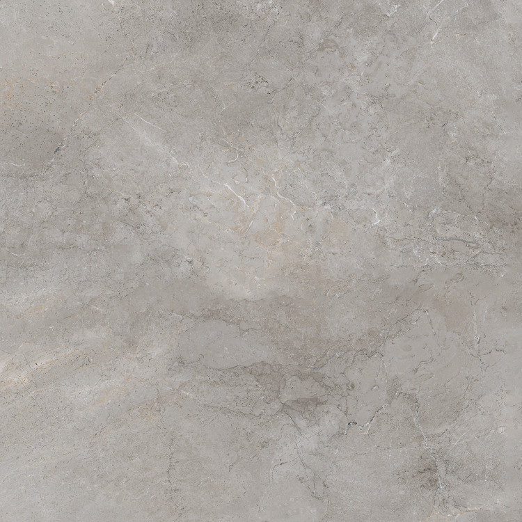 : High-quality light grey natural stone effect indoor/outdoor tile.