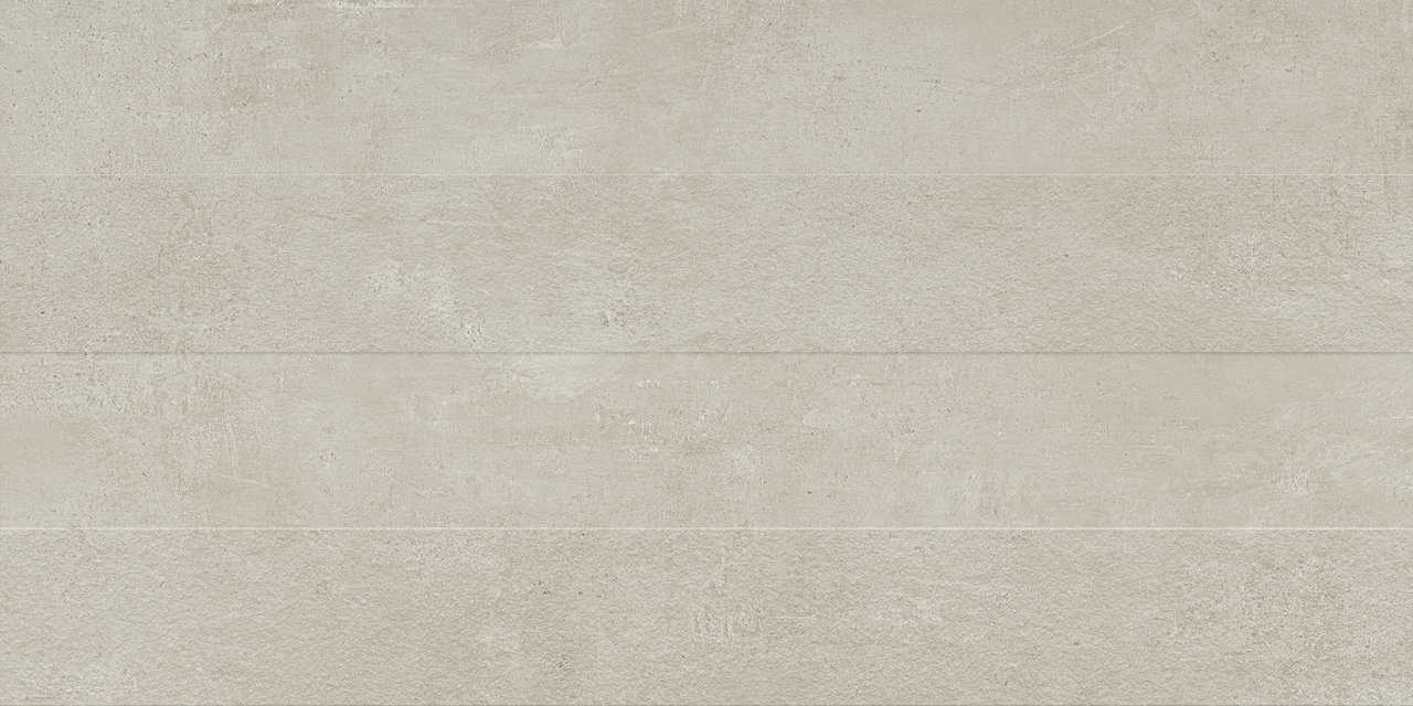 Light concrete-effect porcelain stoneware tile.